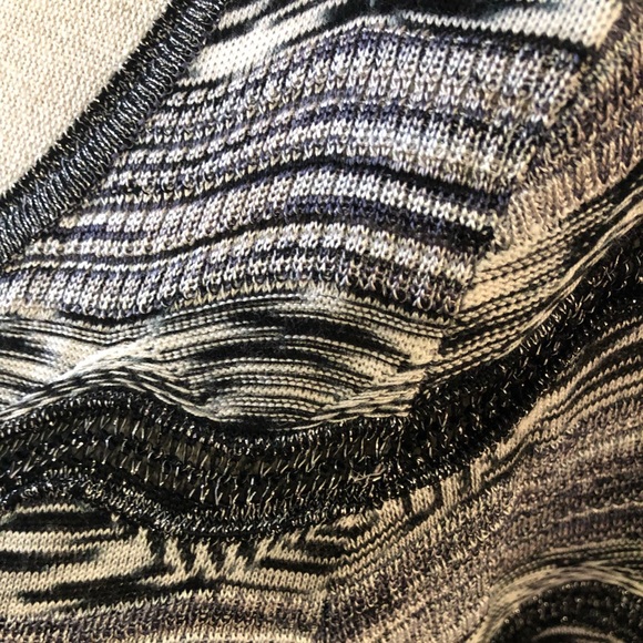 White House Black Market Chevron Tunic Sweater S - Picture 5 of 8